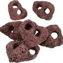 Cabilock 6Pcs Aquarium Lava Rock - Fish Tank Aquarium Decorations Hideouts | Volcanic Rocks Aquarium Rock Mountain Hideaway Caves for Fish Shrimp Betta Landscape Ornaments