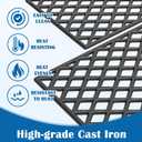 SafBbcue Grill Grates for Pit Boss 700 Series Pellet Smoker Grills, Pit Boss PB700D PB700S PB700SC PB700R1 Pellet Smoker Grates Replacement Parts, Louisiana Grill Parts LG700 CS450 Replacement Grates