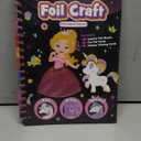FUNNYB&G Foil Art Crafts for Kids Ages 4-8: Easter Basket Stuffers Essentials for Kids 2026, Easter Gifts for Girls, Crafts Supplies,Party Favors,Creative Toys for Girls 4 5 6 7 8 Years Old(Princess)