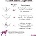 Premium Cotton Dog Bandanas - 2 Pack - Adjustable Fit - Washable - For Small, Medium & Large Breeds - Girl & Boy Dog Accessories - Multiple Sizes (Forest Green & Seafoam Green, Large)