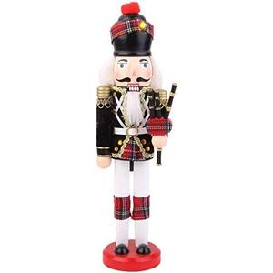 Taotenish Christmas Nutcracker Ornaments Wooden Nutcracker Figures Soldier Puppet Toy for Xmas Tree Hanging Decorations