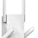 WiFi Extender Signal Booster Dual Band 5.8GHz&2.4GHz, WiFi Booster for Home Covers Up to 10200 Sq.ft and 45 Devices, Wireless Signal Amplifier 1200Mbps WiFi Repeater w/Ethernet Port, 1-Tap Setup