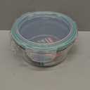 OXO Good Grips 4 Cup Smart Seal Leakproof Glass Round Airtight Food Storage Container