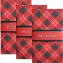 Handmade Christmas Gift Card Holder, Waterfall Gift Card Organizer for Holiday, Birthday & Xmas Gifting, DIY Pull-out Gift Card Booklet, Holiday Gift Card Organizer for Family & Friends (3PCS - Red)