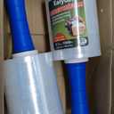 2-Pack Industrial Mini Stretch Wrap Film 80 Gauge 5.1" 1000ft, Self-Adhering Clear Hand Stretch Wrap with Plastic Handle for Packing, Shipping, Moving & Pallet Bundling