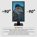 21.5 Inch Touchscreen Monitor VA Panel FHD 1920x1080P, 3000:1 Contrast, 100% sRGB, Height/Pivot/Swivel/Tilt Adjustable PC Touch Screen Computer Display 75Hz, HDMI, VGA, Type-B, Built-in Speakers, VESA