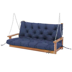 Cushion Replacement Outdoor Swing Cushions with Back Support 50" x 22" ( Navy ) 