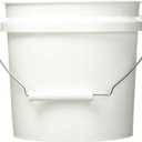 Leaktite 744456 1-Gallon White Plastic Pail Paint Pail/Container