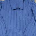 Langwyqu Womens Cold Shoulder Turtleneck Sweaters 2024 Fall Long Sleeve Soft Cable Knit Pullovers Sexy Jumper Tops (Size XL , Blue)