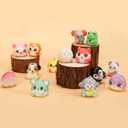 24 PCS Squishy Toys for Kids Bulk  Party Favors Valentines Day Squishies Valentines Day Gifts for Kids Classroom School Pinata Stuffers Birthday Gifts for Boys & Girls Classroom Prizes Elementary