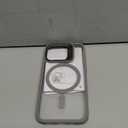 ESR for iPhone 15 Pro Case, Compatible with MagSafe, Military-Grade Protective Case, Built-in Stash Stand Phone Case, Scratch-Resistant Back Cover, Classic Series, Clear Grey