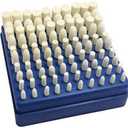 Oudtinx 100pcs Multifunctional Wool Felt Mandrel Mounted Grinding Polishing Accessories Attachment Set - Comepatible with Dremel-1/8 Inch Shank