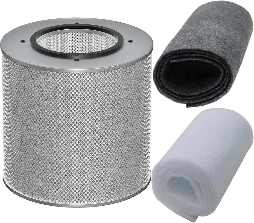 FR400 Replacement Filter for Austin Healthmate FR400 Air Purifier and Austin Air Models HM400 HM402 HM405 HM410 HM450, H14 True HEPA with High Efficiency Activated Carbon and 2 Pack Pre-Filter