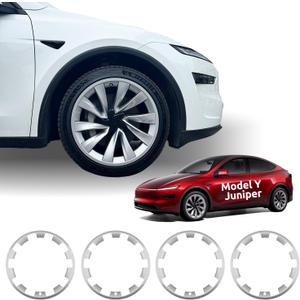 Rim Protector for Tesla 2025 2026 Model Y Juniper 20 Inch Helix Wheel Cover All-in-one Car Tire Trim Rings Rim Case Hubcaps Model Y Juniper Accessories
