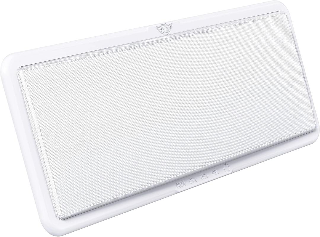 Leisure LED RV LED Ceiling Light 21" x 8" Fixture 2000 Lumen with Touch Dimmer Switch Interior Lighting for Car/RV/Trailer/Camper/Boat DC 12V Natural White 4000-4500K (1 Pack)