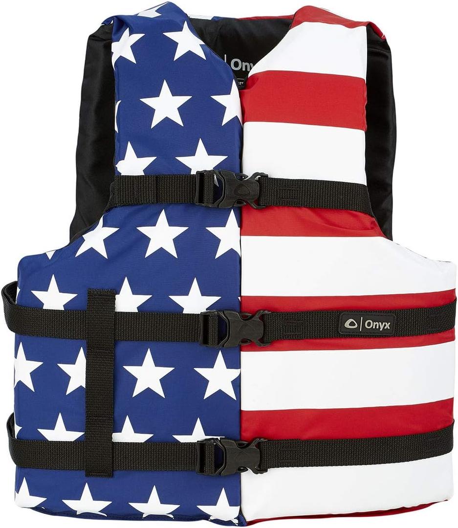 Onyx General Purpose Coast Guard Approved Boating Life Jacket, One Size