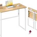 VASAGLE Folding Desk, Small Computer Desk, Foldable Table 31.5 Inch