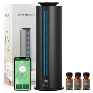 Aromadd 2026 Portable Waterless Diffuser, 1700 Sq Ft Hotel Collection Diffuser, 100ml Scent Air Machine for Home Cold Air Essential Oil Diffuser for Large Room Office, Quiet (Black)