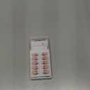 BTArtbox Square Ombre Press On Nails -Soft Gel Press On Nails Short with Nail Glue, 16 Sizes - 32 Reusable Fake Nails Kit, Vanilla Cream