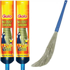 Gala No Dust Floor Broom (Freedom from New Broom Dust- Busan), 2 Count
