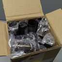 Simple Houseware Standing Coat and Hat Hanger Organizer Rack, 12 Hooks, Bronze