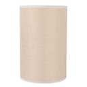 Angoily E27 Cloth Lampshade 7.87X5.11X5.11In Narrow Drum Light Cover Beige Linen Lamp Accessory for Home Office Wall Floor Ceiling Lamps