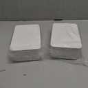 2 Pack Wipes Dispenser Compatible with Cottonelle Refill Pack, Flushable Wet Wipes Container, Wipe Holder with Lid to Keep Wipes Fresh, Refillable Wipe Case, Dust-Proof & Non-Slip