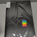 Portfolio Folder for Artwork Art Portfolio Binder 2 Packs 11"x17" Demo Book Black Portfolio Folder with Protective Film Binder with Plastic Sleeve 30 Pockets 60 Page Capacity