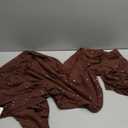 KUTUMAI Women Off Shoulder Bodycon Maxi Long Dress Mesh Ruched Elegant Formal Wedding Guest Dresses (Large, Sequin Brown)