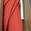 FREESOO Seat Covers for Jeep Wrangler 4 Door JL 2018 2019 2020 2021 2022 2023 2024 2025 2026 1:1 Custom Seat Covers with Rear Cup Holder - RED