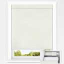 No Drill Roller Shades for Indoor Windows, Cordless Blinds for Window Size 43 W  72" H Cream