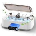 Ultrasonic Jewelry Cleaner, 50KHz Ultrasonic Cleaner with 3 Modes & Digital Timer Ultra Sonic Deep Cleaning Machine for Jewelry, Rings, Diamonds, Eyeglasses, Denture, Watches