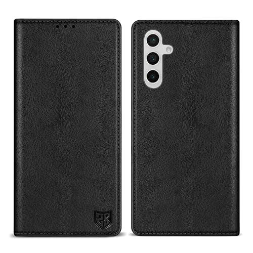 ZZXX for Samsung Galaxy S24 Plus Wallet Case with [RFID Blocking] Card Slot Stand Strong Magnetic Leather Flip Fold Protective Phone Case for Samsung Galaxy Case Wallet