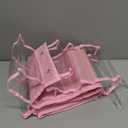 Legging Storage Bag Storage Hanger Can Holds 24 Leggings or Shirts Jeans Compartment Storage Hanger, Foldable Leggings Organizer Clothes Portable Closets Roll Holder (Pink)