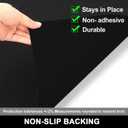 AiBOB Oil Spill Mat, 72 X 96 inches, Garage Floor Mat Under Car, Waterproof Backing Absorbent Pad Protects Floor, Durable, Reusable, Black