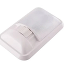 12v 24 Cool White LED Interior Dome Lamp with Switch with Frosted Lens, Pack of 4