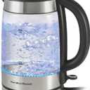 Hamilton Beach Electric Tea Kettle, Water Boiler & Heater, 1.8 Liter, Cordless Serving, 1500 Watts for Fast Boiling, Auto-Shutoff and Boil-Dry Protection, Easy-View Glass (40853C)