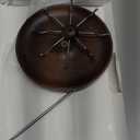 Key Organizer Hanger Tower Stand with Rotatable Hook and Wooden Tray for Rings Earrings Bracelets Storage for Vanity Table Nightstand Desk and Bedroom Dcor - (Retro)