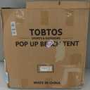 Tobtos UPF 50+ Pop Up Beach Tent, Easy Set Up Beach Umbrella, Sun Shelter for 2-3 People UV Protection Portable Sunshade, Baby Canopy Cabana, Lightweight with Carry Bag