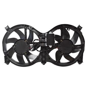 Dual Radiator Fan with Control Module Replacement for Pathfinder 2013-2017 Replacement for QX60 2014-2019 Replacement for JX35 2013 Replacement for 621-586 621586 214813JA2E NI3115149