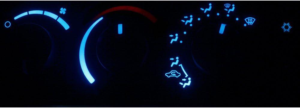 HERCOO LED Lights Bulbs Kit of AC Climate Heater Control Compatible with 2003-2008 Dodge Ram 1500 2500 3500