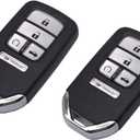 Keyless Entry Remote Smart Key Fob Shell fit for Honda Civic CR-V Pilot 2016 2017 2018 Key Fob Cover