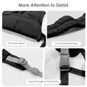 Baby Carrier Newborn to Toddler(8-30lbs), Toddler Carrier with Adjustable Shoulder Strap, Baby Holder Carrier with Breathable Mesh Fabric, Black