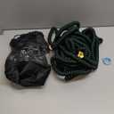 100 ft Heavy Duty Garden Hose  Super Flexible Leader Water Hose with 10 Pattern Spray Nozzle,Hybrid Rubber Hose Car Wash Pipe,3/4'' Solid Brass Conne