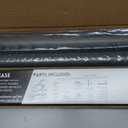 BlastHome Non-Adjustable Luxury Curtain Rods for Windows, 1  Rod Set, 5 foot Fixed Length (Two Rods Connect for a Seamless Look), Brushed Dark Brown