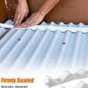 15 Pcs 3FT Long Wavy Foam Closure Strips for Metal Roofing Corrugated