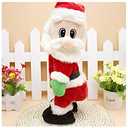 SdeNow Twerking Santa Claus,Booty Shaking Santa Dancing Santa Claus with Music Singing Animated Christmas Santa Toys for Kids- English Song
