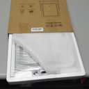 ROLOVE Vanity Mirror with Lights, 12.6"x15" LED Makeup Mirror with Lights, Smart Touch Control 3 Color Dimmable, Lighted Desk Mirror for Bedroom, Light Up Mirror (White)