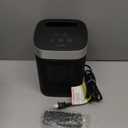 Small Portable Space Heater for Indoor Use  VOCRS 1500W PTC Electric Heater with Thermostat, Remote Control, 12H Timer, Eco and Fan Mode, Rapid and Safe Heating for Bedroom, Office