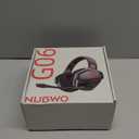 NUBWO Wireless Gaming Headset with Mic for Ps5 Ps4 PC, Zero Interference, 100-Hour Battery All-Day Play, 23ms Sync for Fortnite & Call of Duty/FPS Gamers, Triple Mode All Devices Compatible - Red